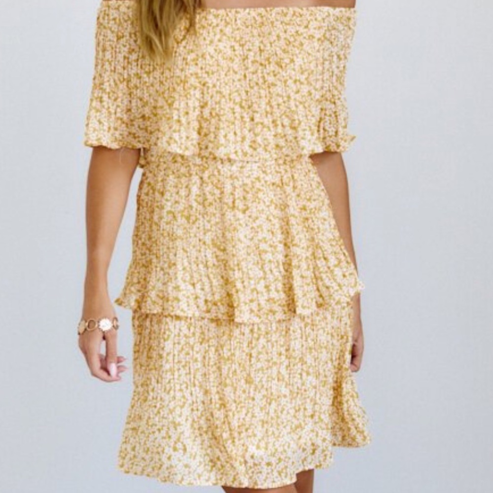 Waverly Print Tiered Dress